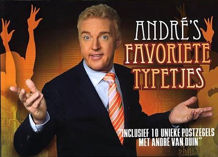 Andre&#039;s Favoriete Typetjes (Boek + 10 Postzegels)