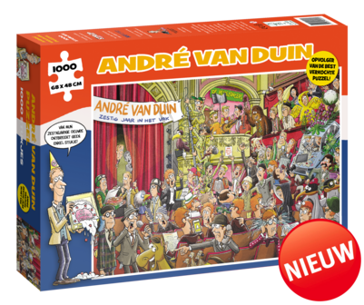 COMBI-DEAL: Andre van Duin - Puzzel + Boek &quot;60 jaar Andr&eacute; van Duin&quot;