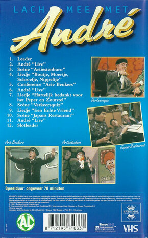 André van Duin - Lach Mee Met Andre Deel 3 (VHS-Gebruikt)