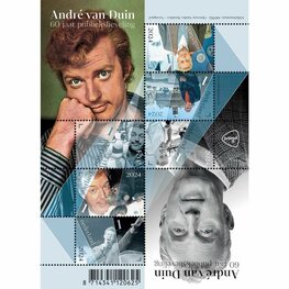 André van Duin - Postzegelvel 60 Jaar Publiekslieveling André van Duin - Postzegelvel 60 Jaar Publiekslieveling